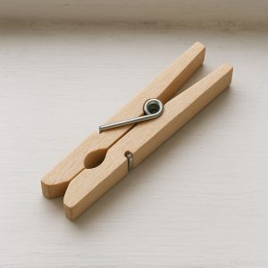 Wöschklammere us Holz, 6 Stück
